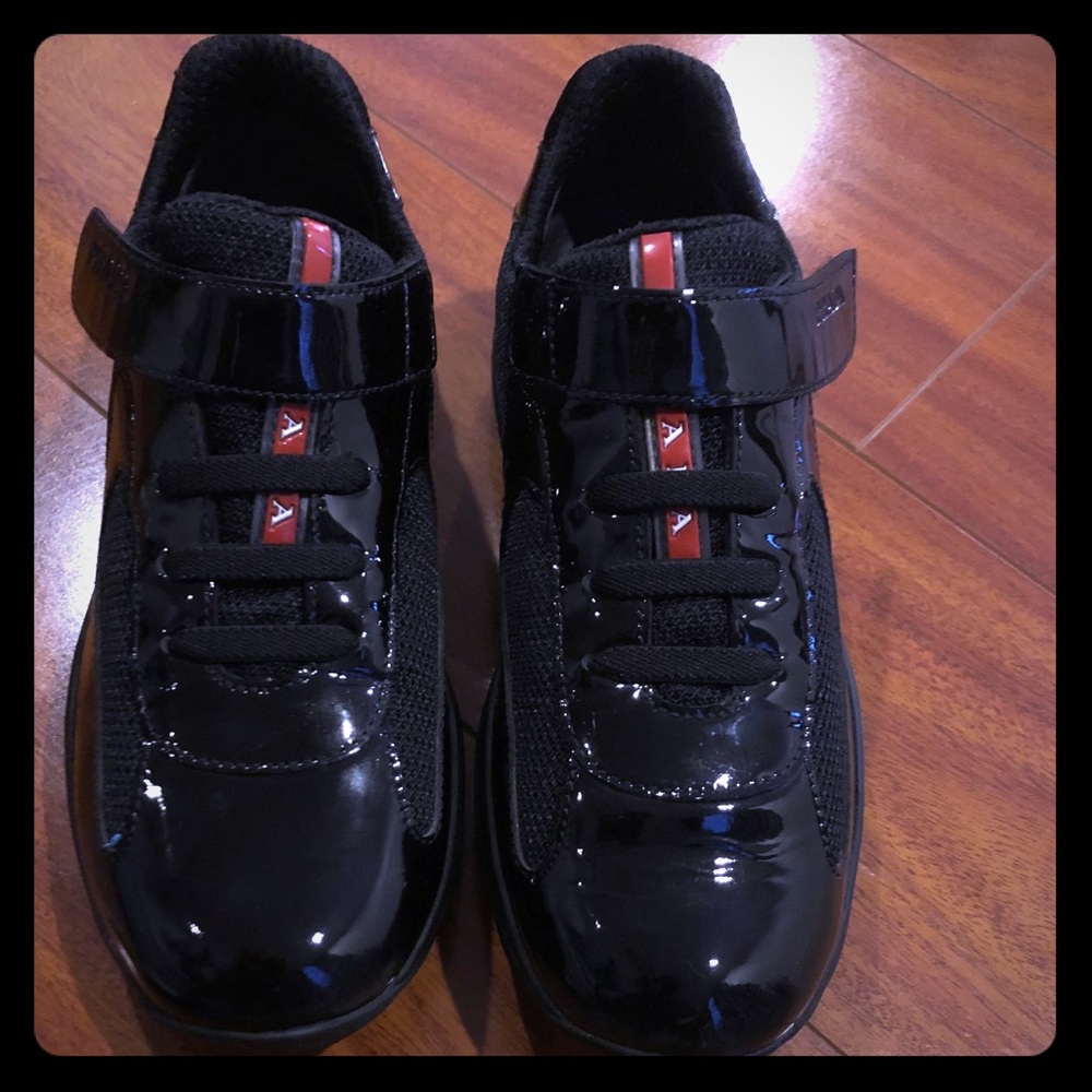 Prada Patent leather kids sneakers